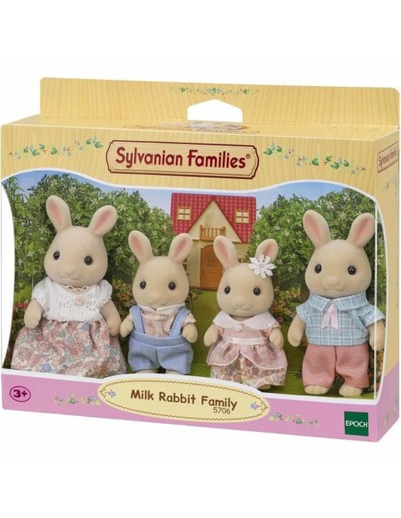 Set of Dolls Sylvanian Families 5706 Rabbit Family 4 Pieces