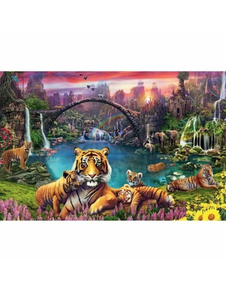 Puzzle Ravensburger Tigers in the lagoon 3000 Pieces