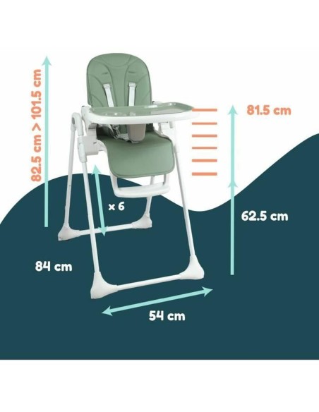 Child's Chair Looping Green