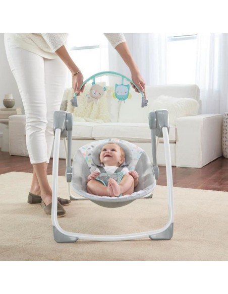 Rocking chair Ingenuity Comfort 2 Go ™ Compact Swing Fanciful Forest