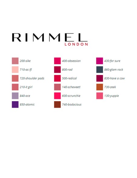 Lipstick Rimmel London (5,5 ml)