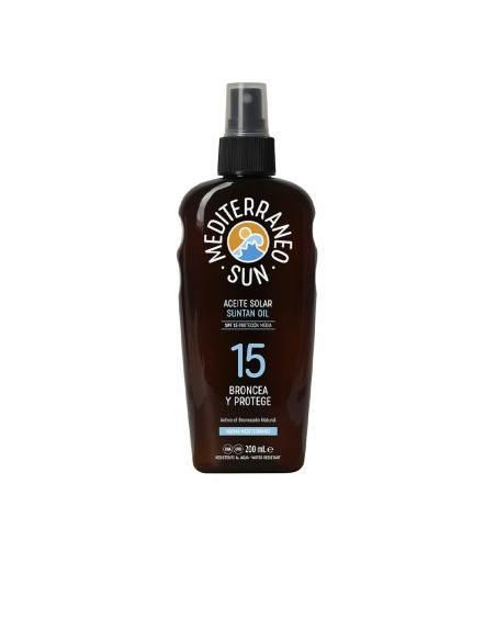 Sun Block Suntan Oil Dark Tanning Mediterraneo Sun