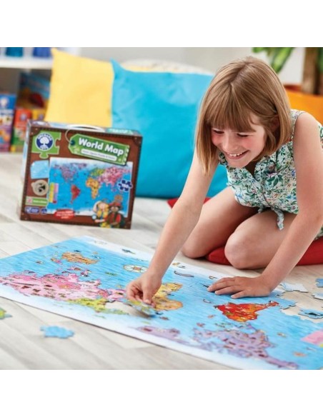 Puzzle Orchard World Map (FR)