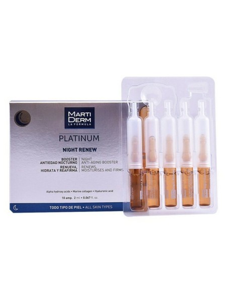 Ampoules Martiderm Platinum Night Renew
