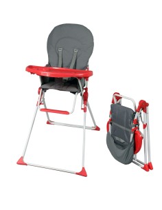 Highchair Bambisol Red Grey PVC 6 - 36 Months