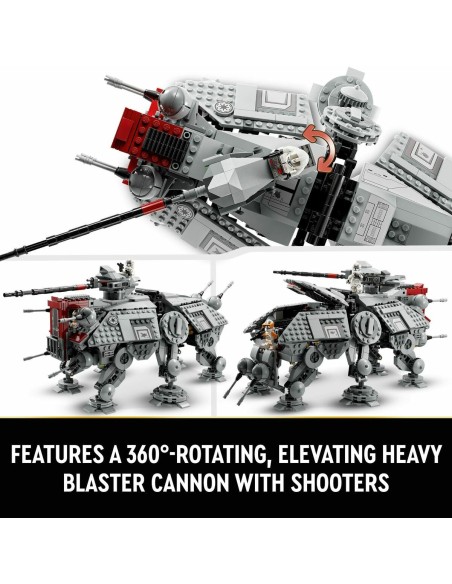 Playset   Lego Star Wars 75337 AT-TE Walker         1082 Pieces  