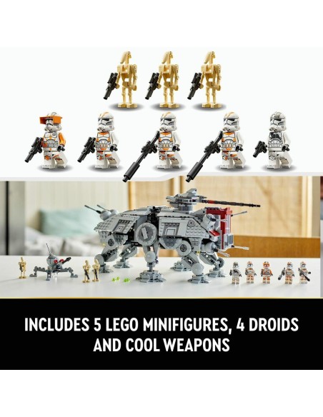 Playset   Lego Star Wars 75337 AT-TE Walker         1082 Pieces  
