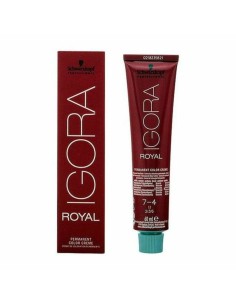 Permanent Dye Igora Royal Schwarzkopf Igora Royal 7-4 Nº 7-4 Nº 9.0-rubio muy claro Nº 8.0-rubio claro 60 ml