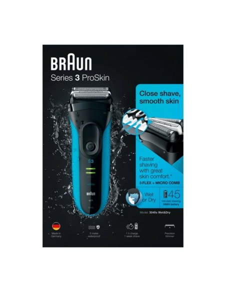 Electric shaver Braun 3040s Blue
