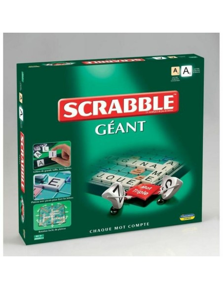 Word game Megableu Scrabble Geant Blue (1 Piece) (FR)