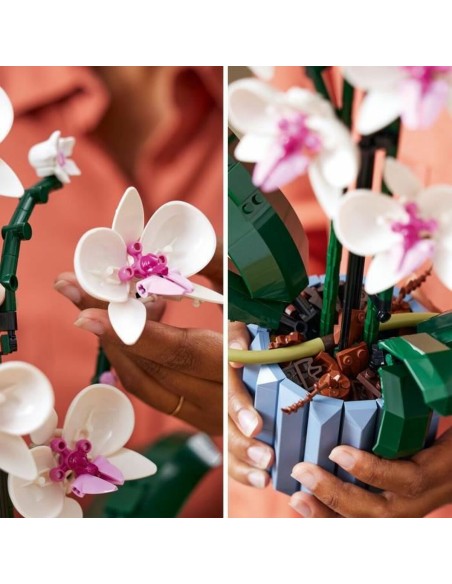 Playset Lego The Orchid Plants with Indoor Artificial Flowers