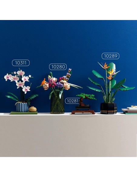 Playset Lego The Orchid Plants with Indoor Artificial Flowers