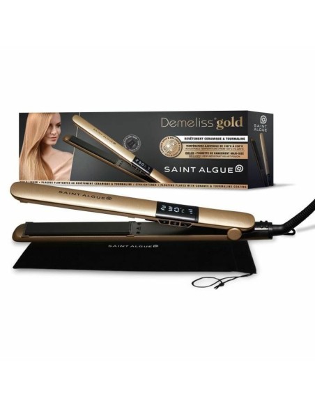 Hair Straightener Saint-Algue  Demeliss GOLD Black Golden