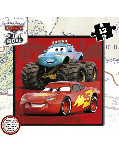 4-Puzzle Set Cars On the Road 73 Pieces