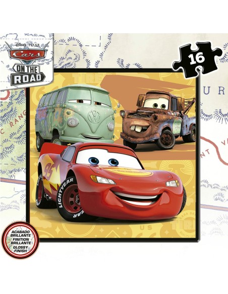 4-Puzzle Set Cars On the Road 73 Pieces