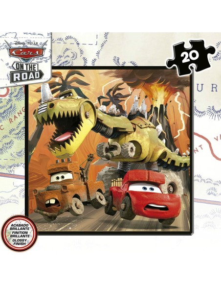 4-Puzzle Set Cars On the Road 73 Pieces