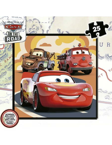 4-Puzzle Set Cars On the Road 73 Pieces