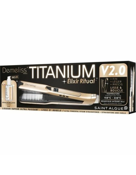 Hair Straightener Saint-Algue TITANIUM V2 ELIXIR RITUAL DEMELISS