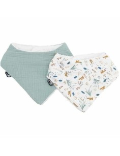 Bib Domiva Celeste Cotton 2 Pieces (2 Units)