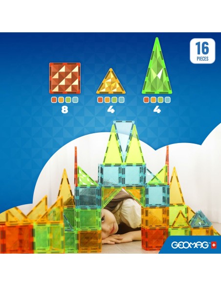 Educational Game Geomag 16 Pieces