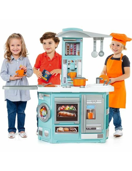 Toy kitchen Cook Moltó 18151 100 x 97 x 31 cm Blue Flip-top (100 x 97 x 31 cm)