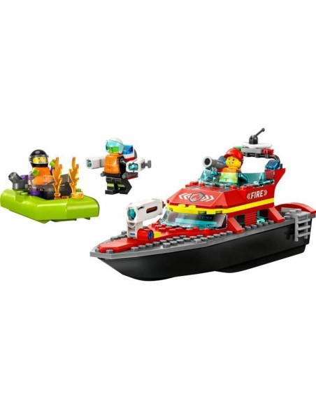 Construction set Lego City 60373 The firefighters' rescue boat Multicolour 144 Pieces