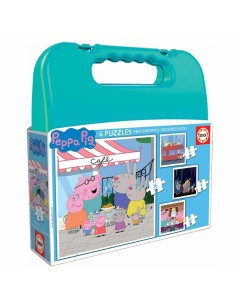 4-Puzzle Set Educa Peppa Pig Progressive (6-9-12-16 pcs)