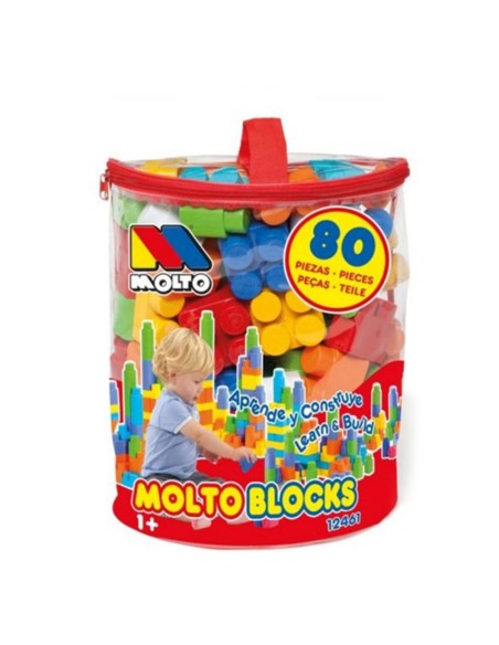 Construction set Moltó 12461 80 Pieces