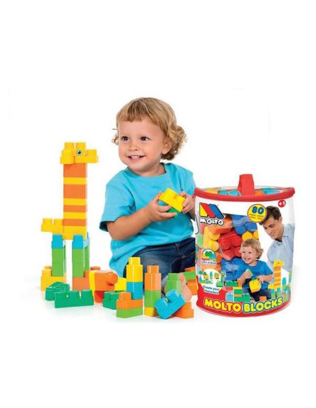 Construction set Moltó 12461 80 Pieces