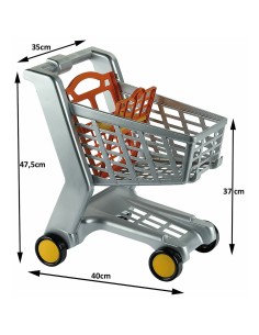 Shopping cart Klein Shopping Center Supermarket Trolley Toy 2
