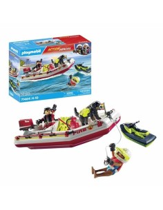 Playset Playmobil Action Heroes - Fireboat and Water Scooter 71464 52 Pieces 2