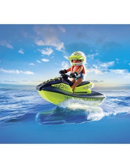 Playset Playmobil Action Heroes - Fireboat and Water Scooter 71464 52 Pieces