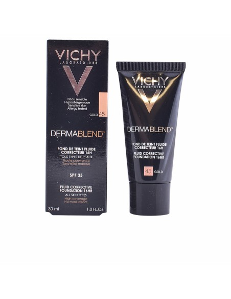Fluid Foundation Make-up Dermablend Vichy Spf 35 30 ml
