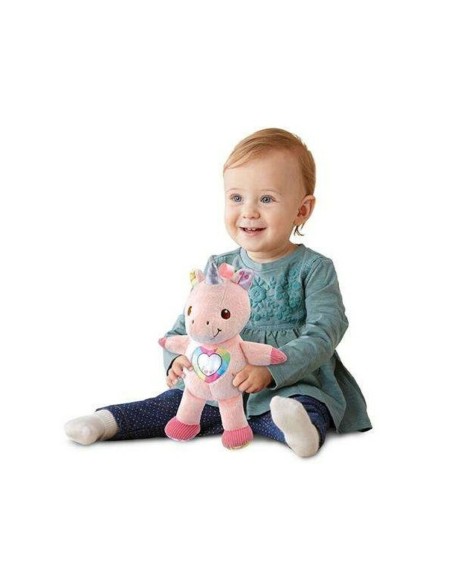 Soft toy with sounds Unicorn Vtech (ES) (20 x 28 x 12 cm)