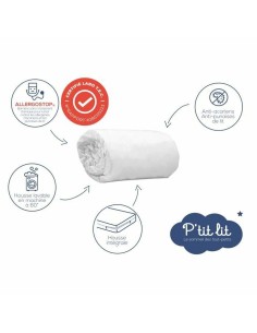 Cot protector P'TIT LIT White (25 Units) 2
