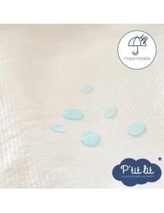 Cot protector P'TIT LIT 70 x 140 cm White 25 Pieces (25 Units) 2