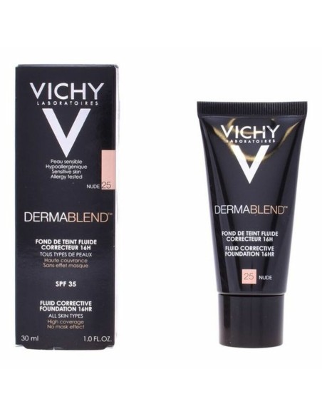 Fluid Foundation Make-up Dermablend Vichy Spf 35 30 ml