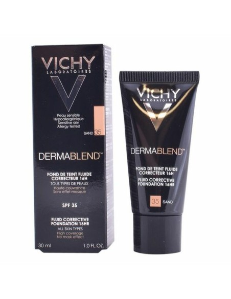 Fluid Foundation Make-up Dermablend Vichy Spf 35 30 ml