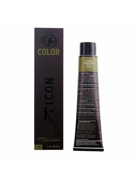 Colouring Cream Ecotech Color I.c.o.n. 116303 Nº 9.0-rubio muy claro Nº 8.0-rubio claro 60 ml