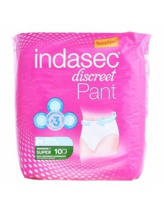 Incontinence Nappies Pant Super Talla Mediana Indasec Pant Super (10 uds)