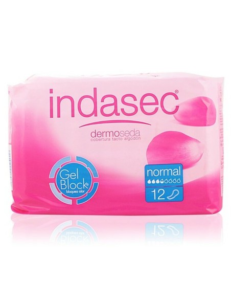 Incontinence Sanitary Pad Dermoseda Indasec Discreet (12 uds) 12 Units (Parapharmacy)