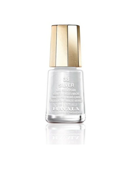 Nail polish Nail Color Mavala 38-silver (5 ml)