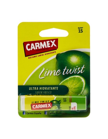 Moisturising Lip Balm Carmex Lime Twist Spf 15 Stick (4,25 g)