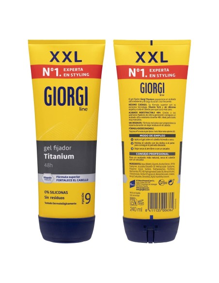 Styling Gel Giorgi Nº9 Absolute Titanium 240 ml