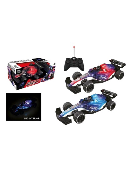 Remote-Controlled Car Blue Red 25 x 12 x 7 cm