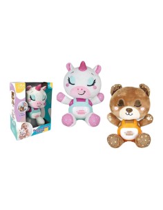 Musical Plush Toy White Brown 25 cm Paper