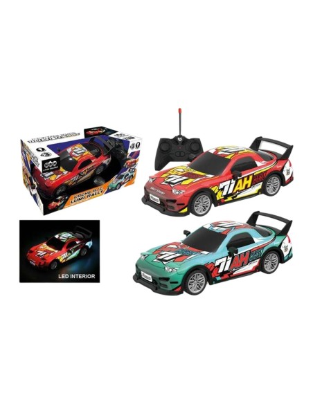 Remote-Controlled Car Red Green 26 x 11 x 7 cm