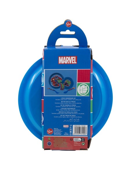 Children’s Dinner Set The Avengers CZ11309 Plastic (5 Pieces)