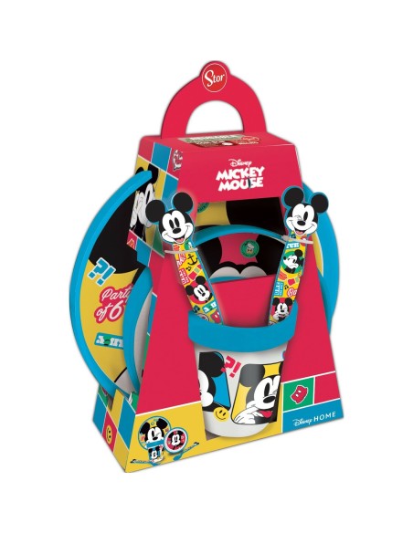 Children’s Dinner Set Mickey Mouse CZ11306 Plastic (5 Pieces)
