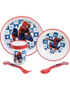 Children’s Dinner Set Spider-Man CZ11308 Plastic (5 Pieces) 2